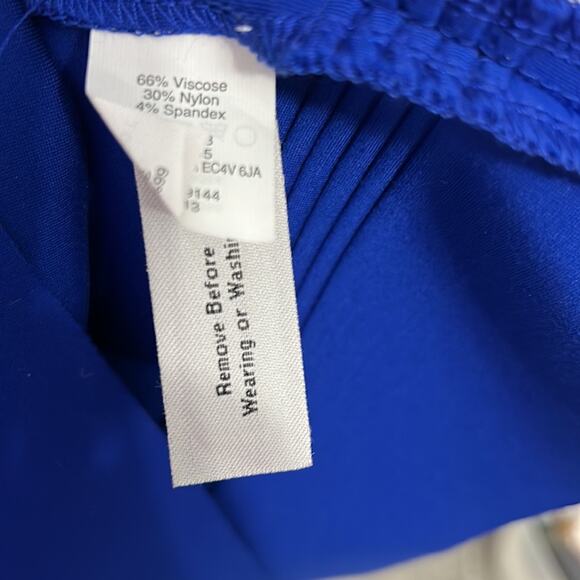 Madewell Silhouette Scuba Dress Royal Blue Women’s Size Large - Picture 5 of 8